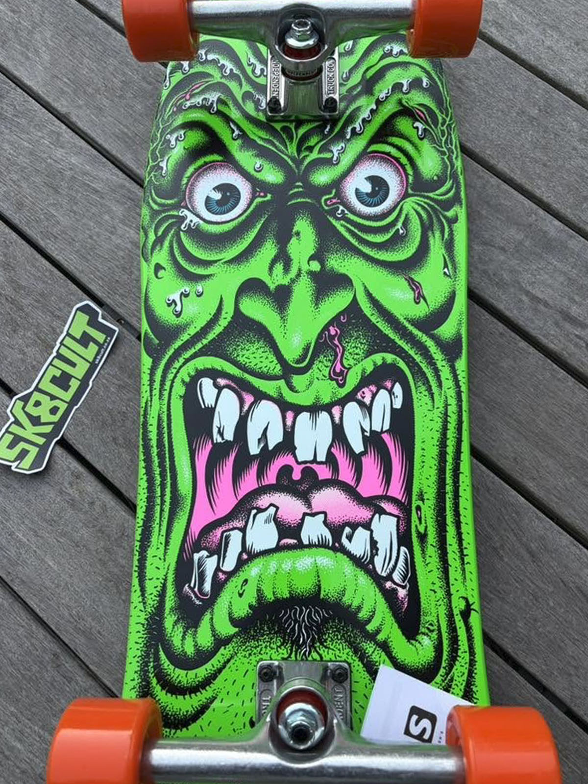 Santa Cruz Rob Roskopp Face Green 9.5" Complete