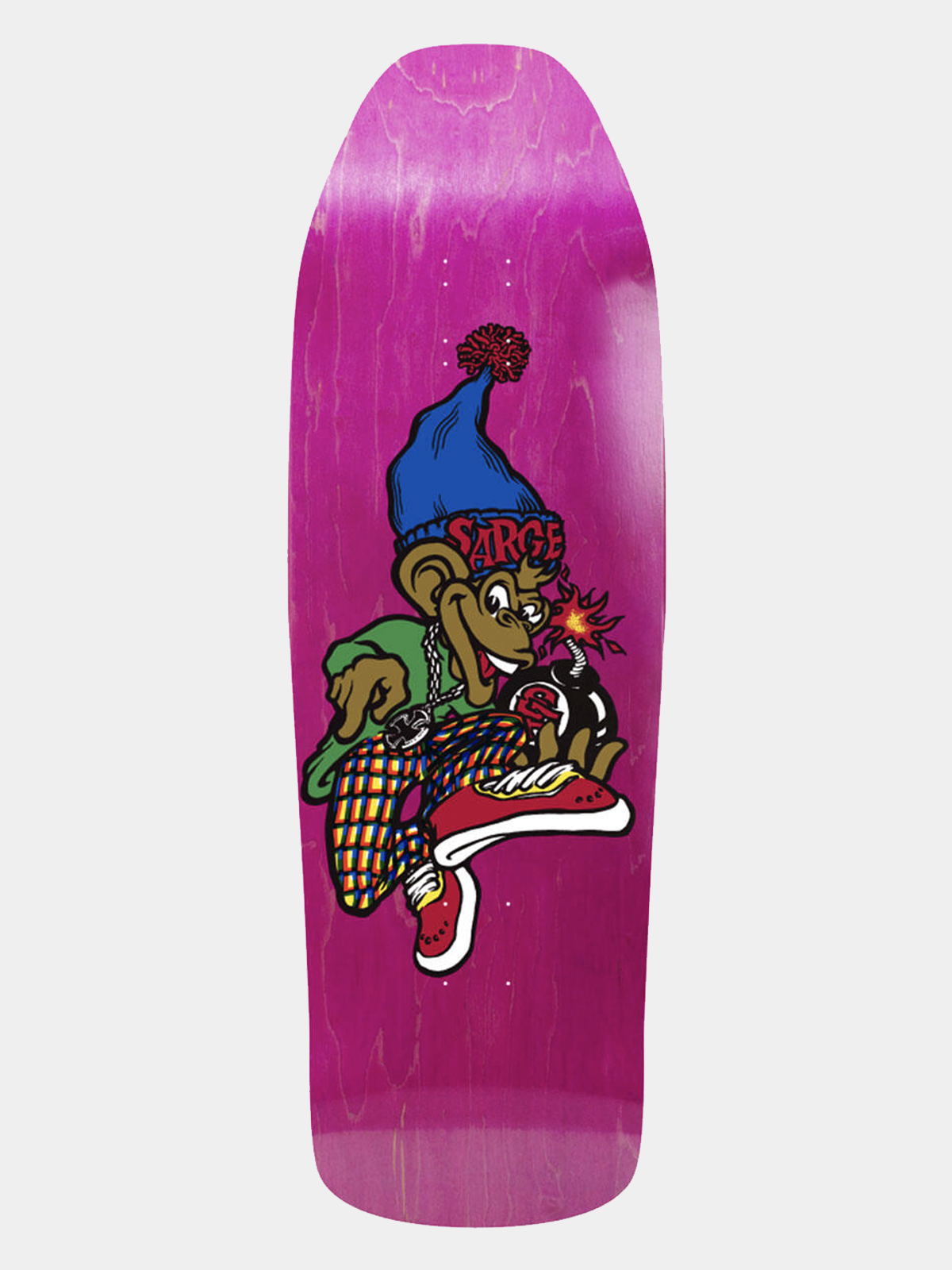 New Deal Monkey Bomber Pink 9.62" Deck