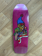 New Deal Monkey Bomber Pink 9.62" Deck