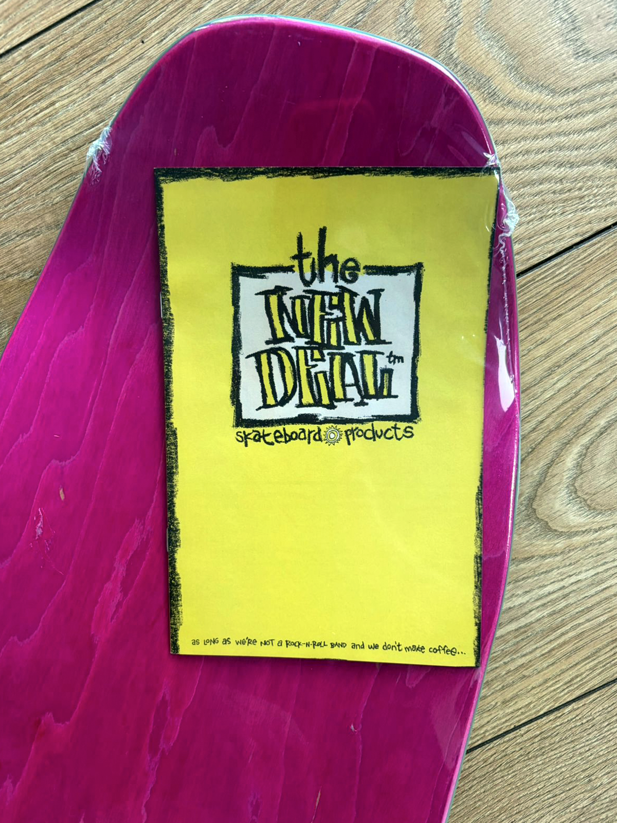 New Deal Monkey Bomber Pink 9.62" Deck