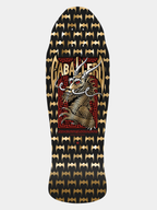 Powell Peralta Steve Caballero Street Reissue with Black/Gold pattern and red details. 'CABALLERO' written on it.