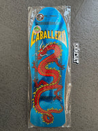 Powell Peralta Steve Caballero Chinese Dragon Reissue Aqua Foil 10" Deck