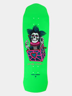 Powell Peralta Chris Hiett Skull Neon Green 9.5" Deck