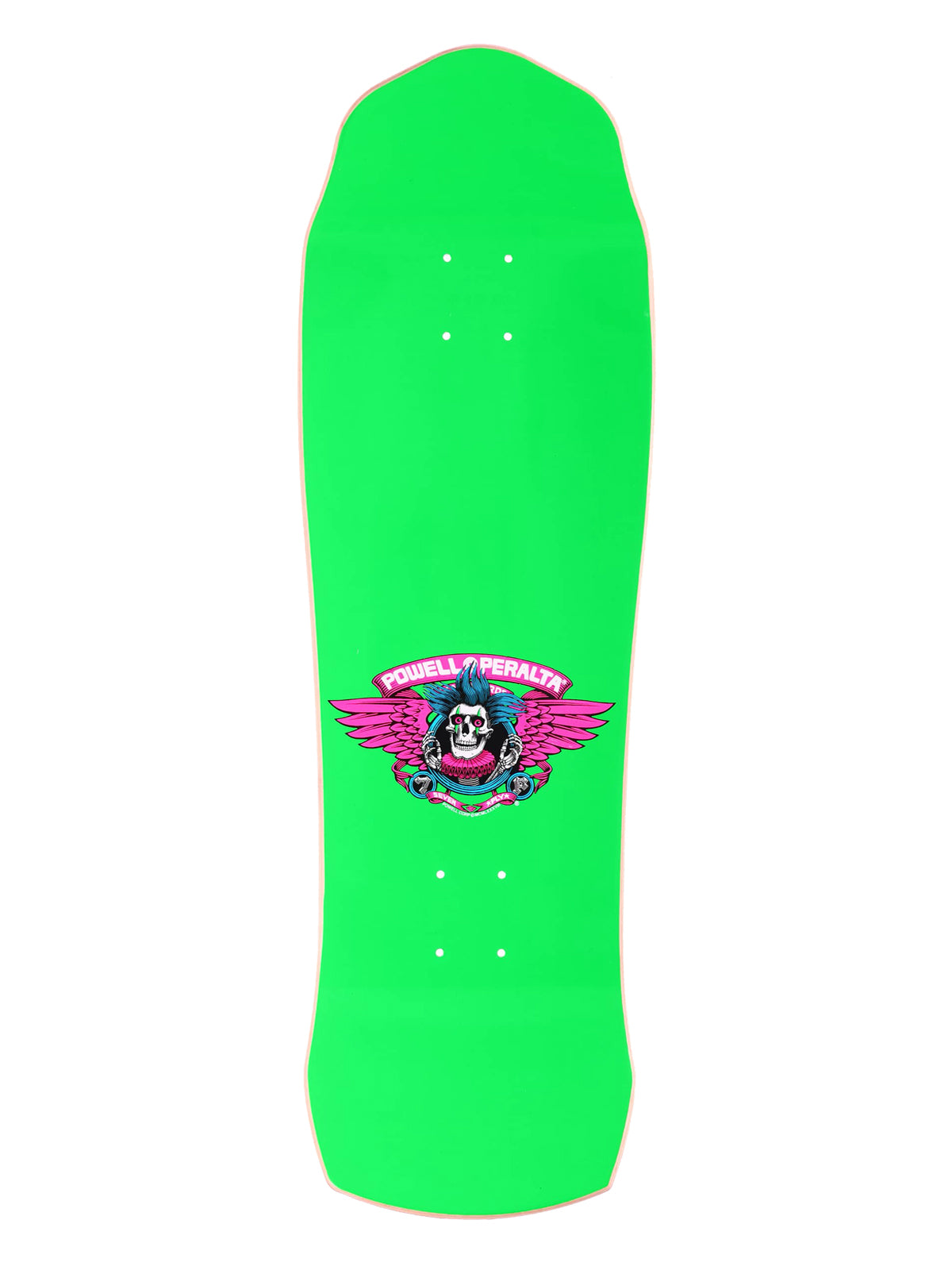 Powell Peralta Chris Hiett Skull Neon Green 9.5" Deck