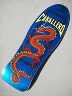 Powell Peralta Steve Caballero Chinese Dragon Reissue Aqua Foil 10" Deck