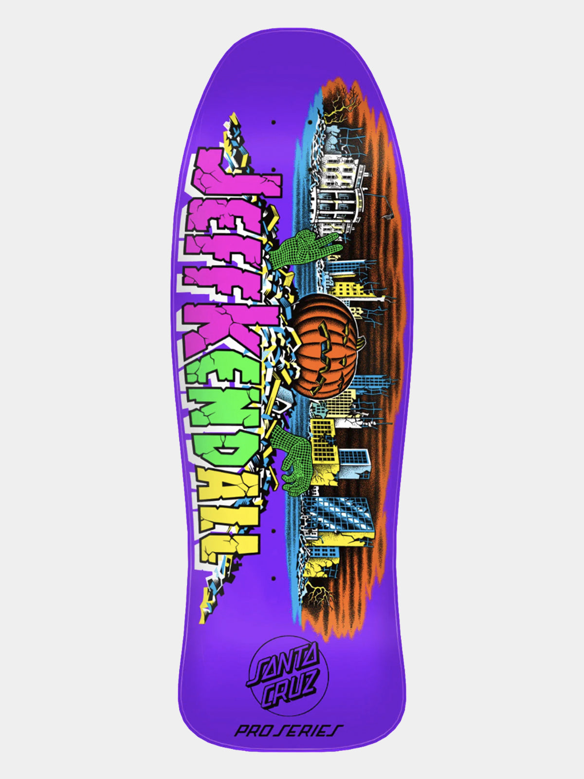 Santa Cruz Jeff Kendall Pumpkin Purple 10" Deck